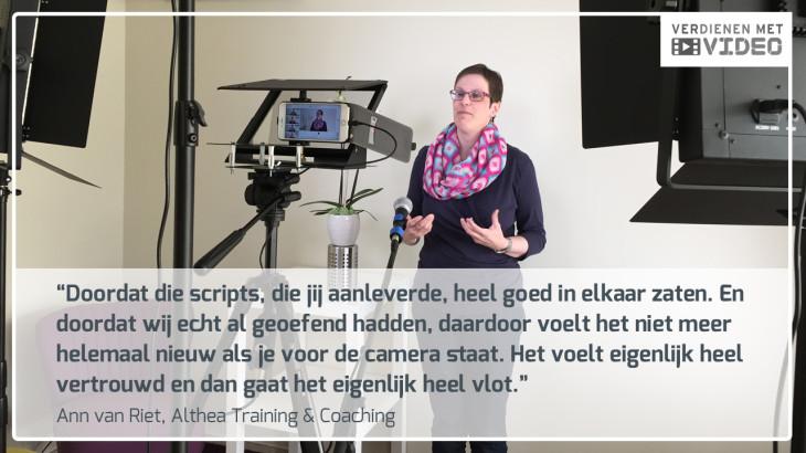 Ann-van-Riet-over-Verdienen-met-VIDEO - High End Videomarketing B2B