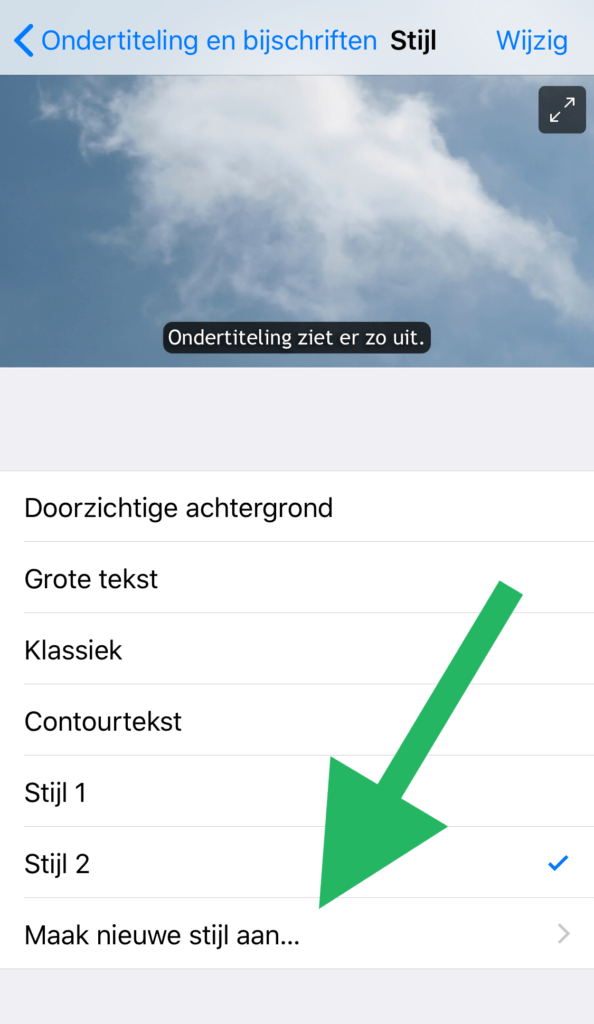 Ondertitels aanzetten op iPhone stap 5