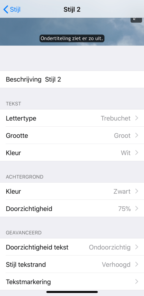 Ondertitels aanzetten op iPhone stap 6