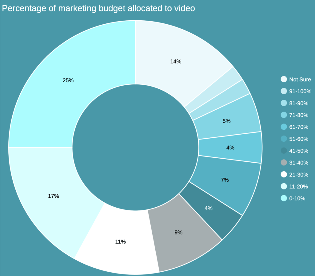 Videomarketing budget - videomarketing statistieken 2025