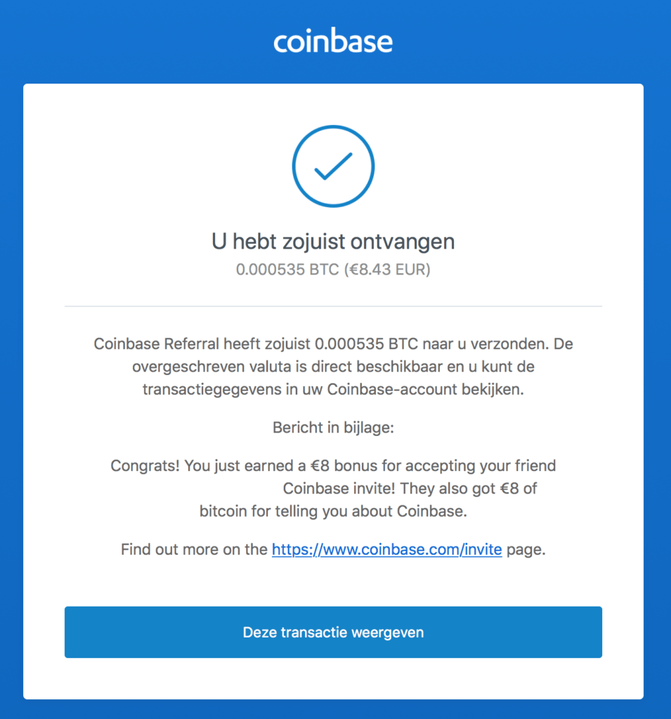 Coinbase commissie affiliate marketing