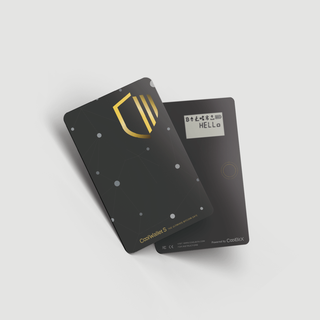 Bitcoin hardware wallet CoolWallet S