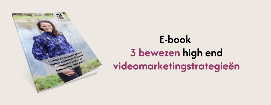 E-book 3 bewezen high-end videomarketingstrategieën